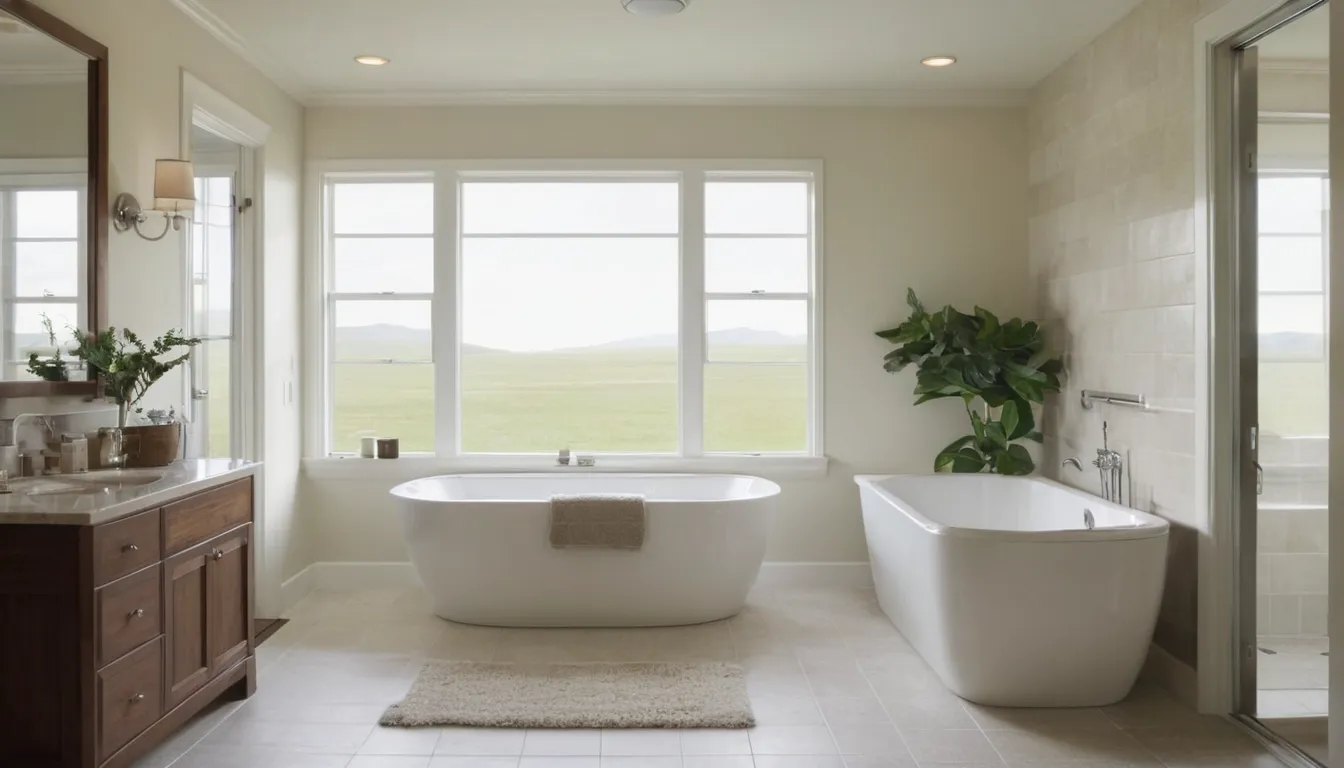 Bright, modern bathroom with a walk-in tub in a home in Treasure Island